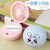 2020 new creative cartoon spherical spray fan hand-held cute pet mini fan USB mirror fan