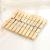 Gold spring natural bamboo clip 20 bamboo clothespin bamboo large size sock clip underwear clip