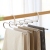 Household multi-functional pants rack pants hanger retractable folding pants clip multi-layer pants hanging wardrobe receive the pants clip