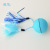 Douyin hot style cat toy ball USB electric pet LED rolling flash ball fun toy can change feathers