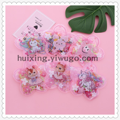 Disposable rubber band adult stretch candy colored children's suit cute zipper bag children's rubber band tie hair