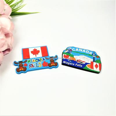 Canada Travel souvenir 3D magnet PVC soft rubber magnet promotion gifts make samples