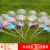 12 inch new gift bobbo ball wechat business ground push sweep code small gift transparent decorative bobbo ball feather a balloon