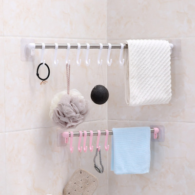 Manufacturer direct sales of new seamless rack paste nail-free towel rack wall hanging non-perforated towel hanging