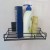 Manufacturers direct traceless tieyi square basket shelf kitchen bathroom shelf traceless strong stick home finish frame