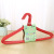 0628 Strong and Durable Iron Wire Plastic Dipping Invisible Hanger Simple Color Adult Clothes Hanger Drying Rack