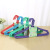 0628 Strong and Durable Iron Wire Plastic Dipping Invisible Hanger Simple Color Adult Clothes Hanger Drying Rack