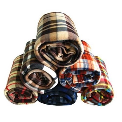 Blanket factory custom-made double-sided fleecy wool Blanket ultrafine fiber positioning flat net big flower foreign trade export