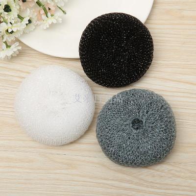 6g3 plastic tennis balls in black and white plastic PP plastic kitchen clean clean balls with thick silk filaments