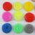 6g3 sets of eco-friendly colored plastic wire cleaning ball pet/pp fiber woven tennis ball wholesale brush pot