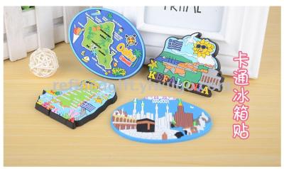 Travel souvenir 3D magnet PVC soft rubber magnet promotion gifts make samples