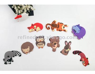 Cartoon 3D magnet PVC soft rubber magnet promotion gifts make samples