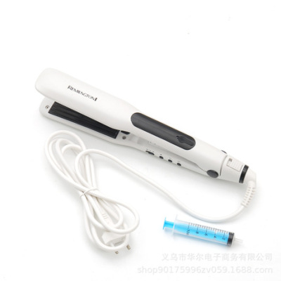 Factory Direct Sales New Hair Straightener Lazy Wet and Dry Plywood Multifunctional Anion Steam Spray Hair Straightener