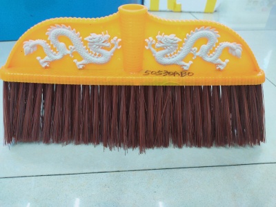 Manufacturer direct sales new double dragon broom hard wire broom cleaning broom quality plastic broom head