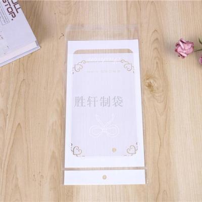 Hot selling fresh white transparent literary packaging bags