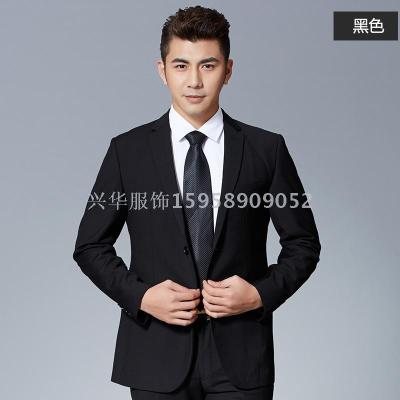Business suit male professional groomsman han version marriage business suit jacket slim casual suit male go to work