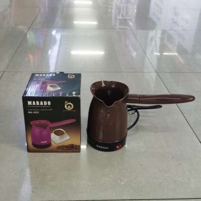 Use Electric Plastic Turkish coffee pot for coffee, milk and tea
