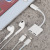 Applicable to iPhone11 apple 78XS one point two earphone audio adapter two-in-one charging data cable