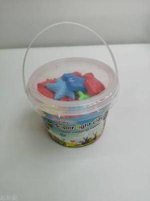 Stall Supply Beach Toy Space Sand Crystal Mud Foaming Glue Colored Clay Plasticene Clay Hot Sale around School