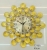 Cross-Border Foreign Trade Wholesale Factory Direct Sales Wrought Iron Metal Dial Glass Cover Household Study and Bedroom Gold, Small Size Watch