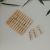 Large Size 7.5cm Bamboo Clip Bamboo Clothes Drying Clothes Pin Windproof Trouser Press Multifunctional Clothes Clips 20 PCs/Bag