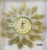 Cross-Border Foreign Trade Wholesale Factory Direct Sales Wrought Iron Metal Dial Glass Cover Household Study and Bedroom Gold, Small Size Watch