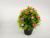 Artificial flower false flower black plastic basin vanilla rose bonsai decorative living room bedroom table and so on