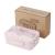 FK- biodegradable wheat straw box box bento box sealed with cover double square box