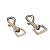 Chain accessories dog buckle swivel ring single turn