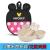 FK - wheat mickey cloth bag wheat big head mickey children bowl fruit bowl cloth bag mickey cartoon tableware set