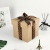 Kraft Paper Square Portable Corrugated Box Gift Box Wedding Candies Box Birthday Gift Box Hand Gift Box Snack Box