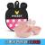 FK - wheat mickey cloth bag wheat big head mickey children bowl fruit bowl cloth bag mickey cartoon tableware set