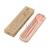 FK- round handle three-piece cowhide box set of student portable wheat straw tableware set with knife, fork and spoon