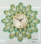 Amazon Hot Sale Cross-Border Foreign Trade Wholesale Personalized Small Metal Wall Clock Glass Cover Clock Dial Clock Quartz Clock