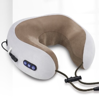 Portable, rechargeable, u - shaped pillow, massage pillow, multi - function household, vehicle mounted - cervical massage instrument, the infrared hot compress neck protection, pillow