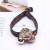 South Korea East Gate Leopard Grain Wide Rubber Band letter rope Pearl ring Knot hair rope two yuan shop Supply Headwear