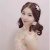 Sen department of handmade Daisy flowers a word hairpin edge clip bangs clip travel holiday bride photo pan hair headdress female