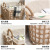 Laundry Basket Rattan Storage Basket Woven Dirty Clothes Basket Storage Basket Dirty Clothes Storage Toy Storage Storage Basket Basket Nordic