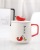 Three-Dimensional Pepper Mug Creative 3D with Cover Spoon Office Couple Ceramic Water Cup Business Commemorative Gift Customization