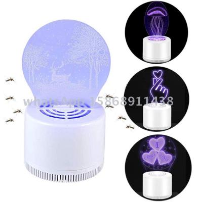 Slingifts 3D mosquito killer USB household mosquito killer led mosquito night light inhalation pregnancy baby safe