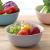 Jh-8012 double layer plastic washbowl blacktop basket kitchen wash basket fruit basket fruit tray household fruit bowl