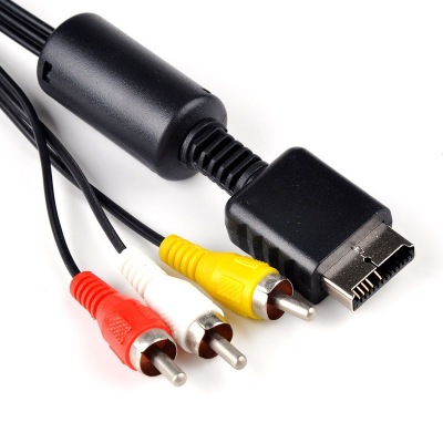 For PS2 PS3 AV Conversion Cable 1.8m Audio Video To 5 RCA AV Cable TV Video Cable for Playstation 2 3 PS3 For PS Game TV 