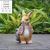 Push and pull rabbit flower pot resin crafts pieces