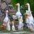 Duck series resin crafts set pieces