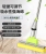 38CM soft cotton double pressure colloidal cotton towing household multi-function roller, hand washer-free, telescopic absorbent sponge mop