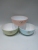 S42-0456 Simple European round Wave Mark Two-Color Cartoon Children's Bowl Fruit Bowl Gift Gift 4 PCs Set