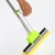 38CM soft cotton double pressure colloidal cotton towing household multi-function roller, hand washer-free, telescopic absorbent sponge mop