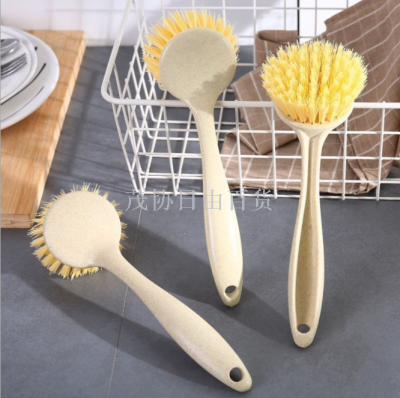 Wheat straw kitchen can be hung household oil - free stove brush