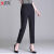 Mom pants summer thin nine minutes of loose straight tube pants for middle-aged and elderly women