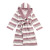 Red, White, Gray Striped coral Velvet home clothes Hooded bathrobe Skin-friendly comfortable bathrobe Wholesale